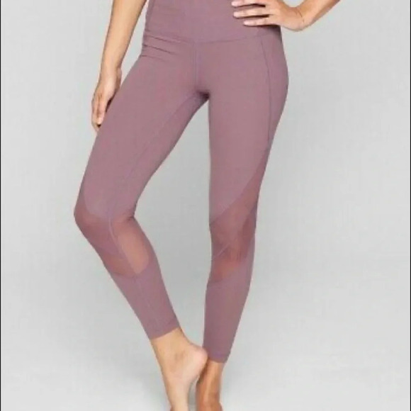 Athleta Mesh Shine Salutation Highrise Legging - Picture 1 of 6